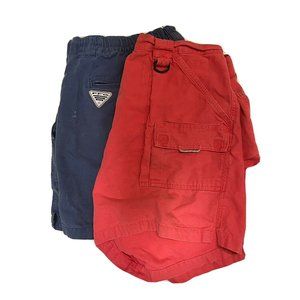 Bundle Of 2 Columbia PFG Cargo Shorts Size XL